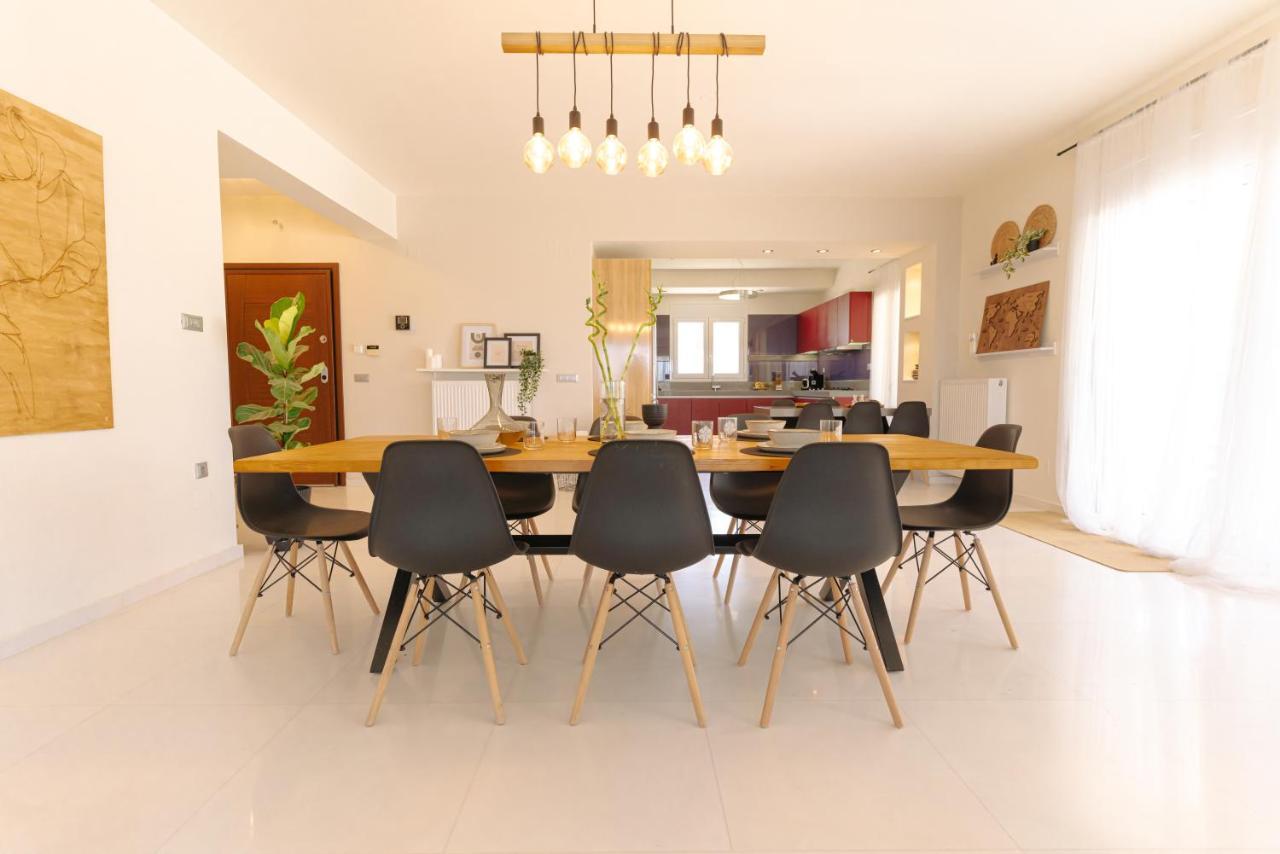 Blue Sky Villa In Crete Epano Vathia 外观 照片