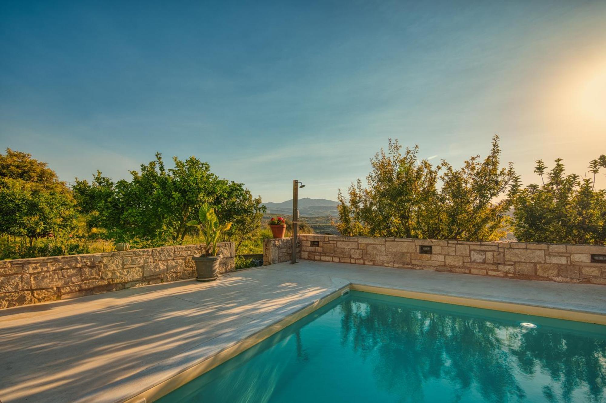Blue Sky Villa In Crete Epano Vathia 外观 照片