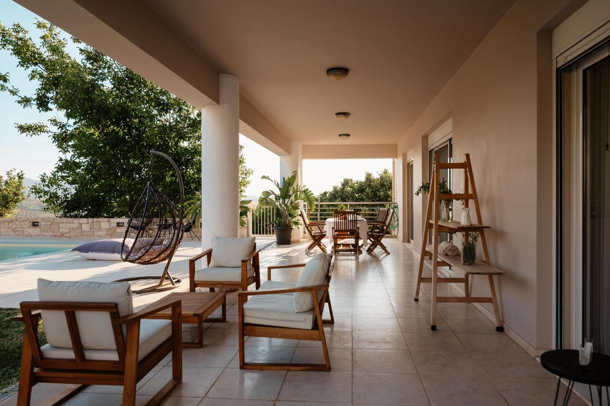 Blue Sky Villa In Crete Epano Vathia 外观 照片