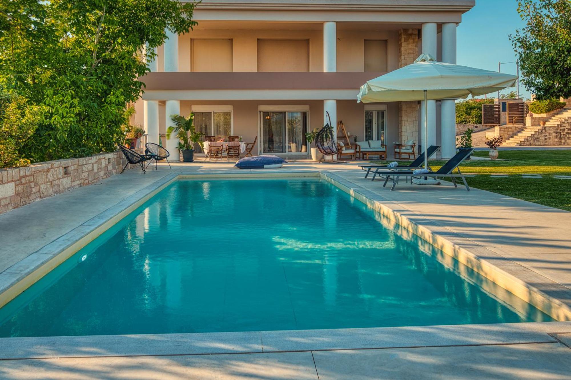 Blue Sky Villa In Crete Epano Vathia 外观 照片